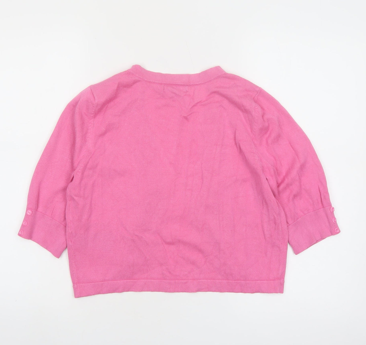 The Collection Debenhams Women’s Pink 3/4 Sleeve Cardigan Size 14