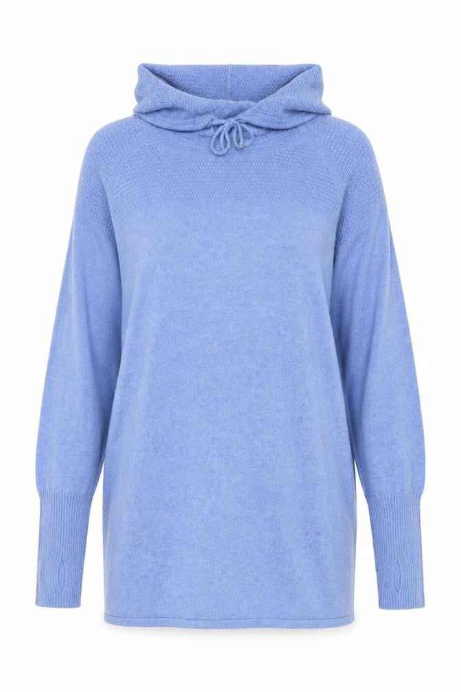 Artisan NY Women's Blue L Cowl Neck Tunic Jumper