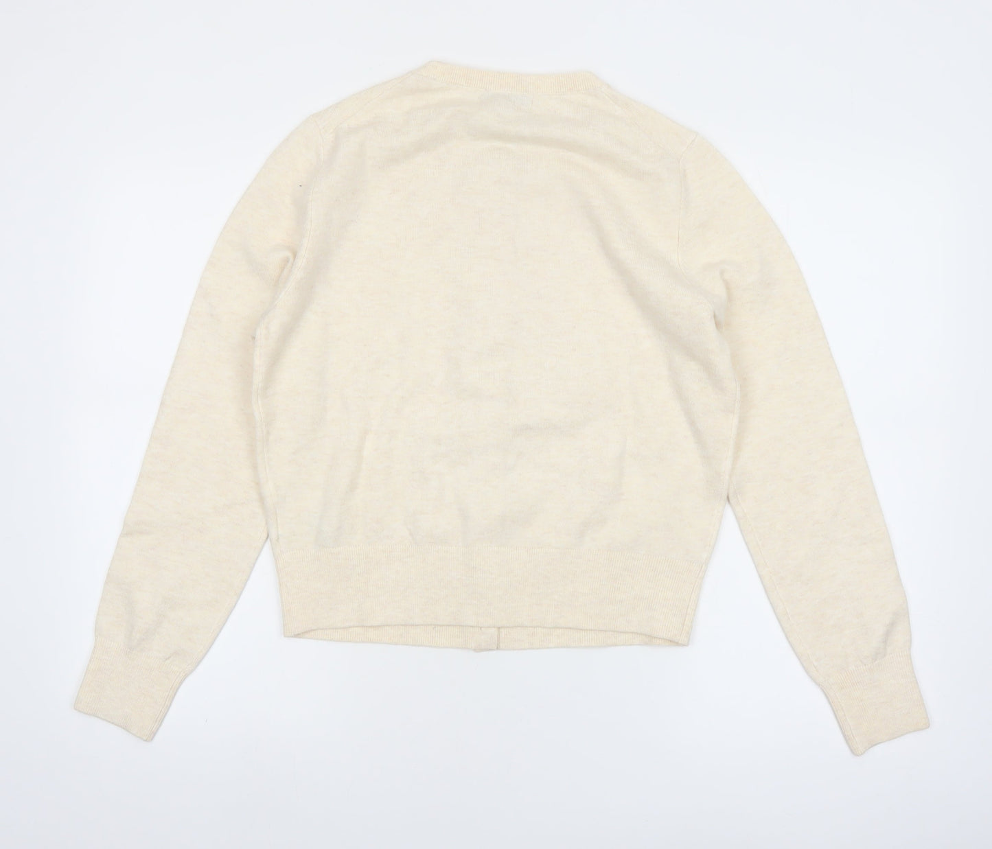 Marks and Spencer Women’s Ivory Cardigan M Knit Button Front