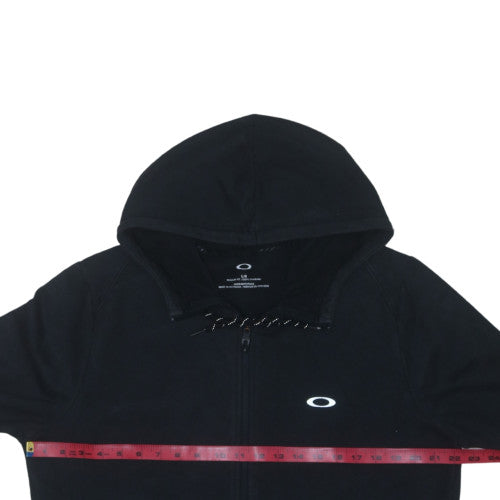 Oakley Men's Black Full Zip Hoodie L Regular Fit Fleece Sweatshirt