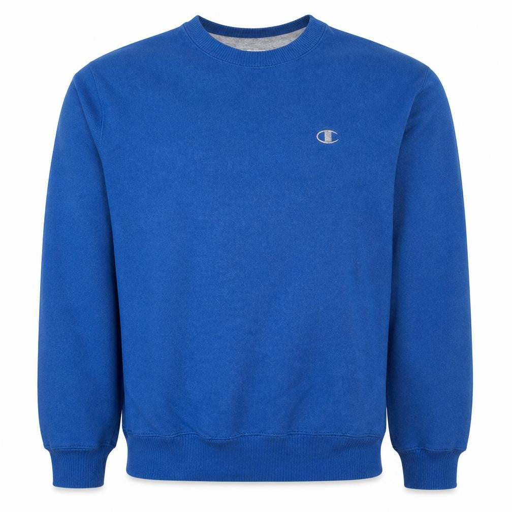 Champion Men's Blue Crew Neck Pullover Sweatshirt Size M