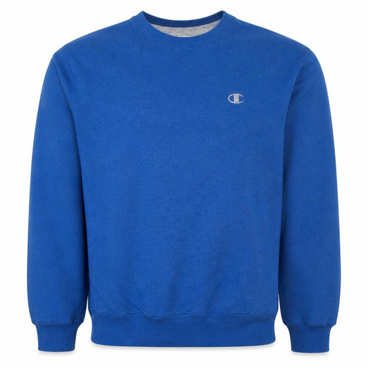 Champion Men's Blue Crew Neck Pullover Sweatshirt Size M