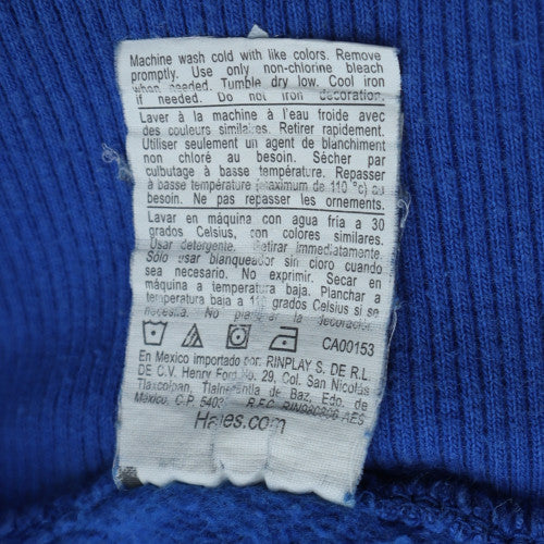 Champion Men's Blue Crew Neck Pullover Sweatshirt Size M