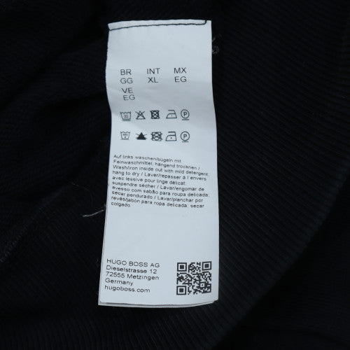 Hugo Boss Men's Black XL Full Zip Hooded Sweatshirt