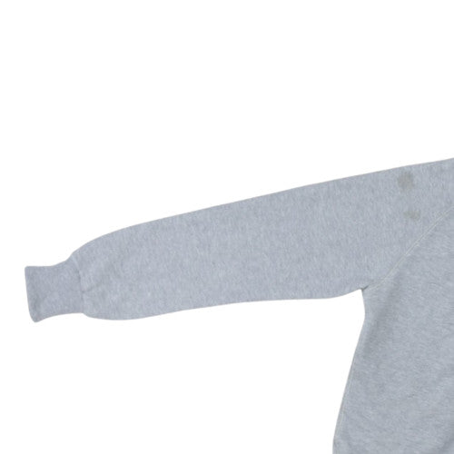 Nike Girls Grey Hoodie M Graphic Pullover 100% Cotton Sportswear