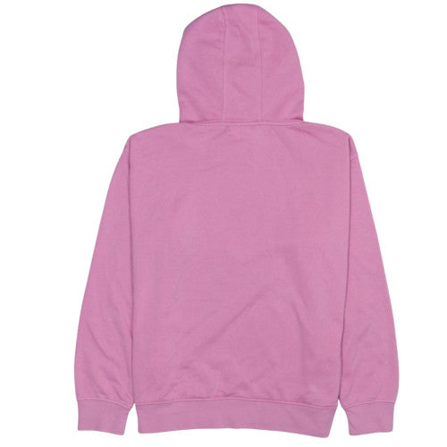 Disney Women Pink Minnie Mouse Hoodie Medium 12/14 Pullover Hooded Sweatshirt