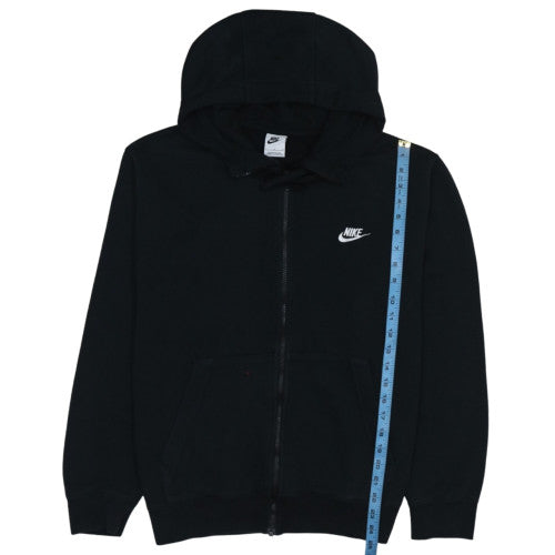 Nike Womens Black Full Zip Hoodie Size L - Classic Sportswear