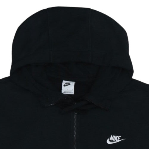 Nike Womens Black Full Zip Hoodie Size L - Classic Sportswear
