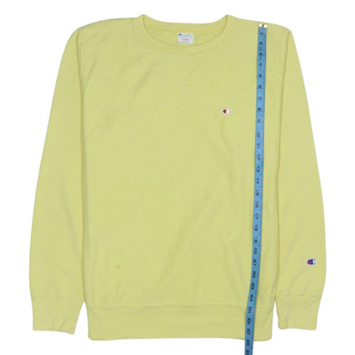Champion Men's Yellow XL Reverse Weave Sweatshirt Pullover