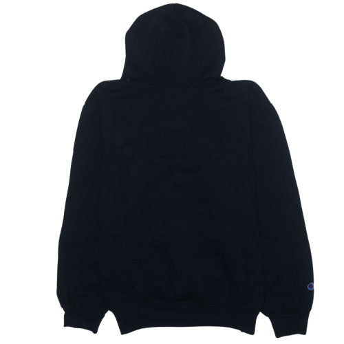 Champion Mens Black XL Pullover Hoodie Fleece Sweatshirt