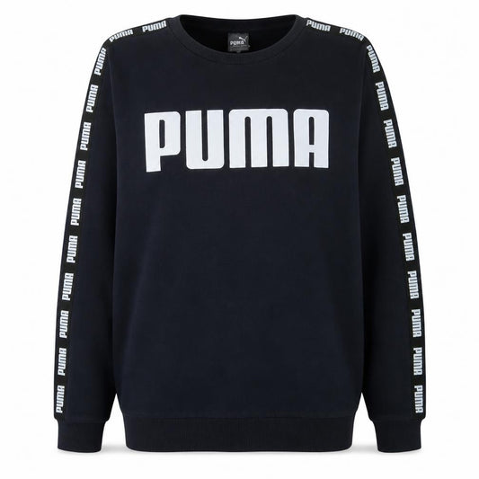 Puma Men's Blue 2XL Crew Neck Logo Pullover Sweatshirt