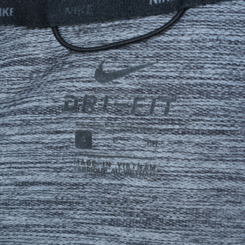 Nike Men's Grey Full Zip Dri-FIT Hoodie Size L Sportswear