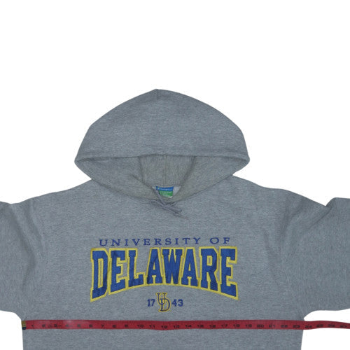 Champion Men's Grey University of Delaware Pullover Hoodie L