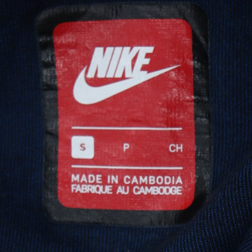 Nike Men's Blue Full Zip Hoodie Small Lightweight Sportswear