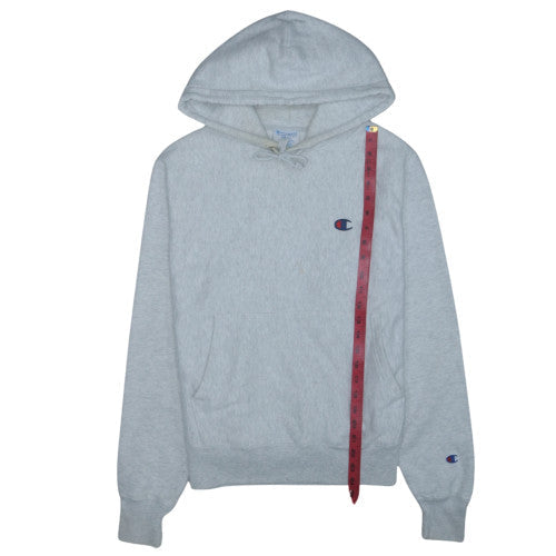 Champion Women's Grey Small Reverse Weave Pullover Hoodie