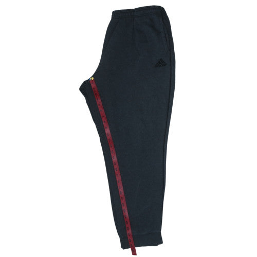 Adidas Men’s Black 2XL Fleece Sweatpants Regular Fit