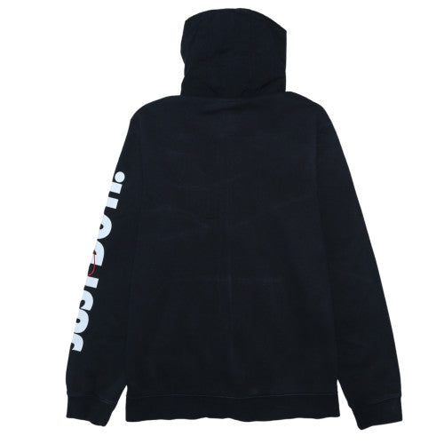 Nike Men's Black Full Zip Hoodie L - Just Do It Graphic Sweatshirt