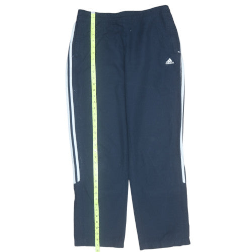 Adidas Women Blue Track Pants M Regular Fit Activewear Trousers