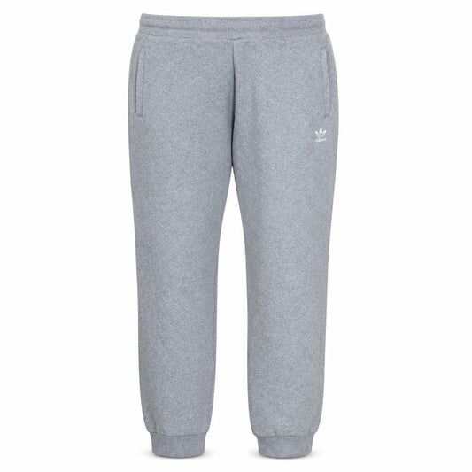 adidas Men’s Grey 2XL Fleece Sweatpants with Logo and Drawstring