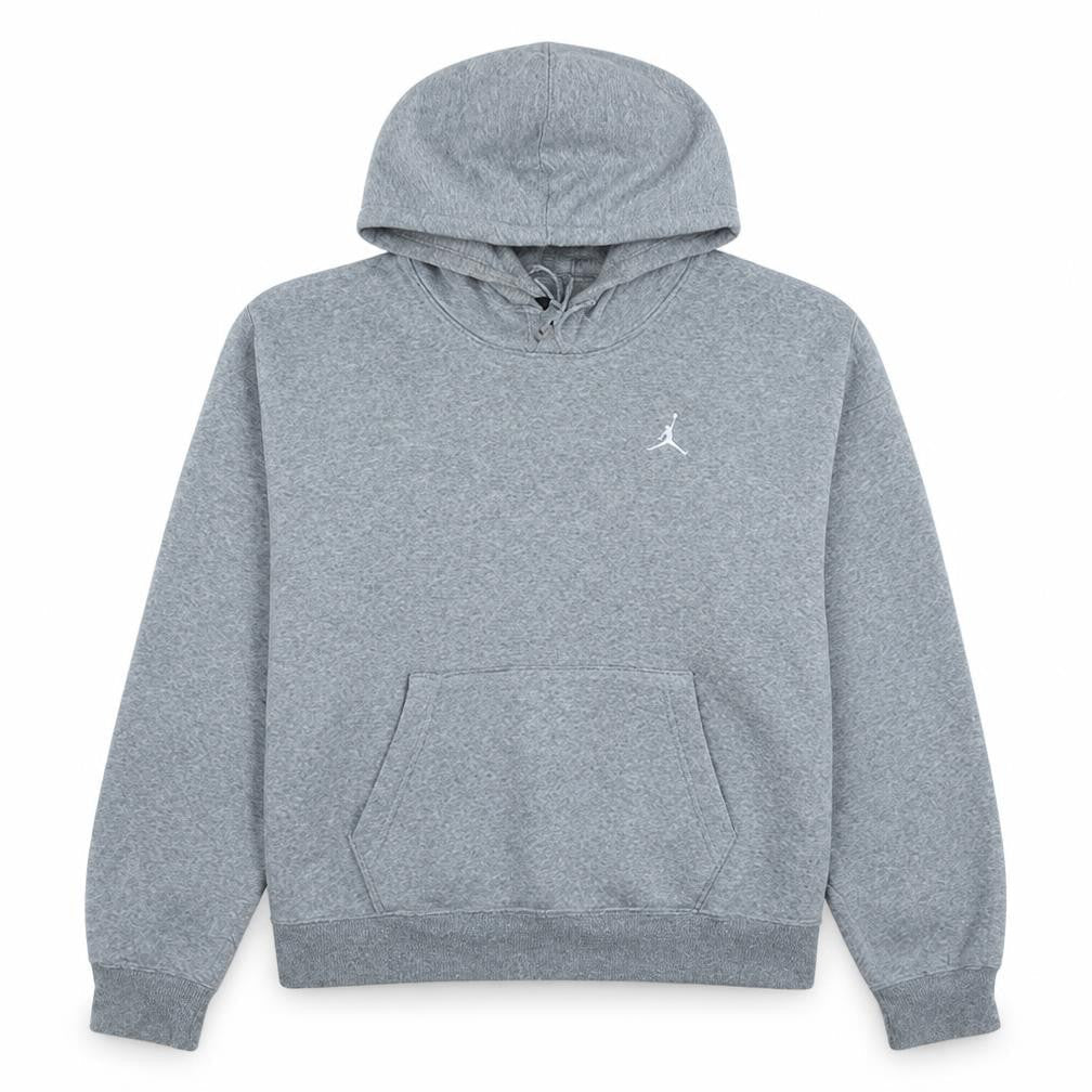 Jordan Women Grey Pullover Hoodie Small Loose Fit Cotton Blend
