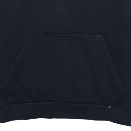 Adidas Men's Black Pullover Hoodie Size L Sports Fleece Sweatshirt