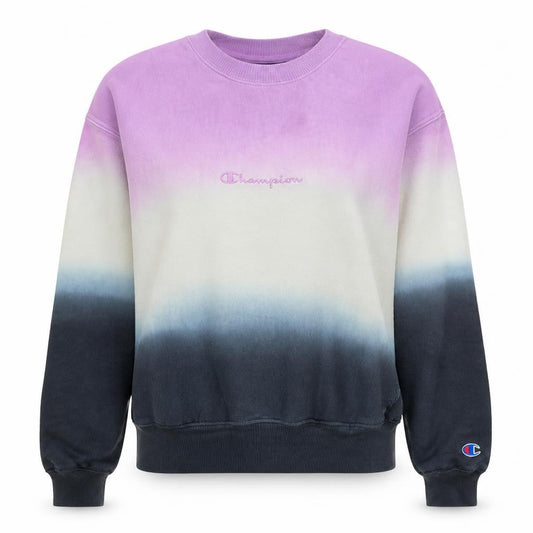Champion Womens Purple Ombre Sweatshirt XS Crew Neck Pullover