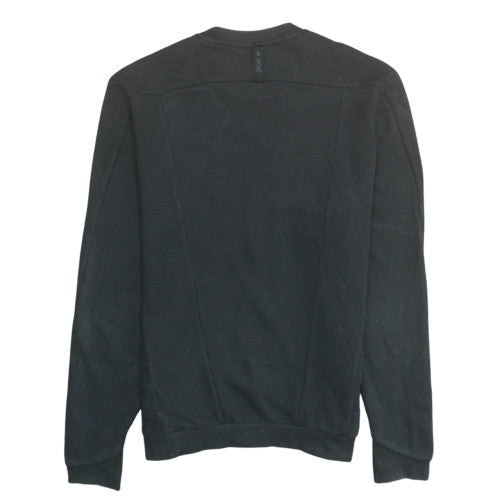 Adidas Womens Black Crew Neck Pullover Sweatshirt Size M