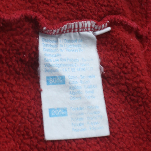 Champion Men's Red Small Pullover Sweatshirt Vintage Sports Style