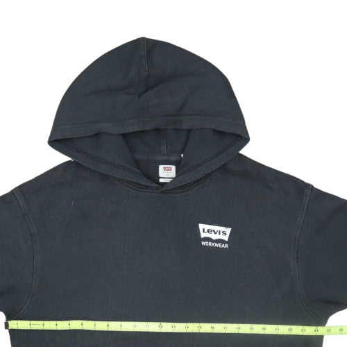 Levi's Men's Black Relaxed Pullover Hoodie L Workwear Fleece