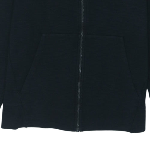 Nike Men’s Black Full Zip Hooded Sports Hoodie M Fleece Inter Milan