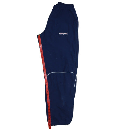 Adidas Men's Blue M Track Pants Joggers Breathable Mesh