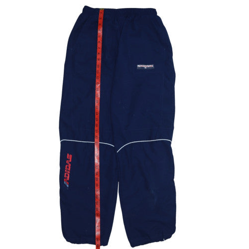 Adidas Men's Blue M Track Pants Joggers Breathable Mesh