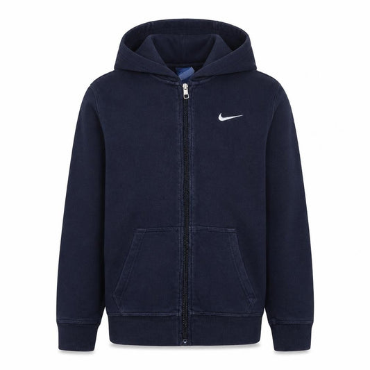 Nike Boys Blue Full Zip Hoodie XL 15-16 Years Fleece Sportswear