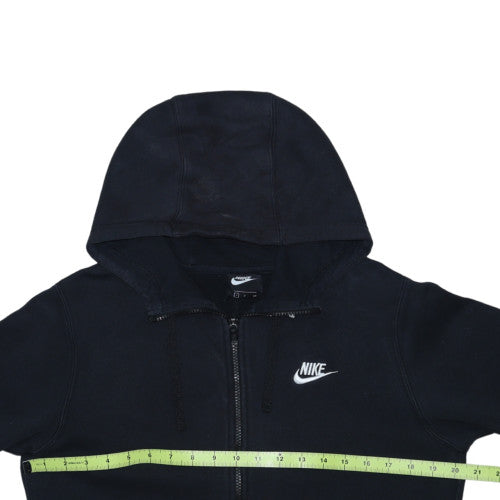 Nike Men's Black Small Full Zip Hoodie Cotton Blend