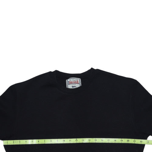 Lonsdale Women’s Black Pullover Sweatshirt Size L Classic Fit