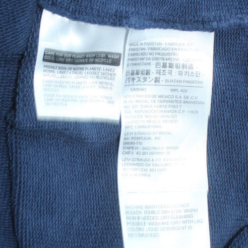 Levi's Men's Blue Classic Crew Neck Pullover Sweatshirt Size M