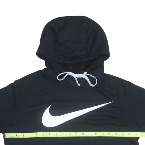Nike Womens Black Hoodie Medium Dri-Fit Pullover Sweatshirt