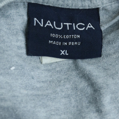 Nautica Men's Grey XL Sailing Graphic Cotton T-Shirt