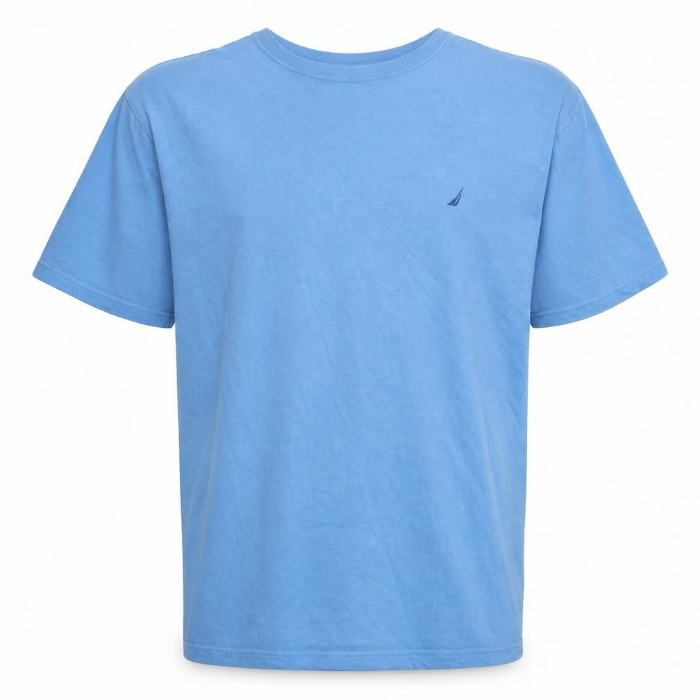 Nautica Men's Blue XL Crew Neck Cotton Short Sleeve T-Shirt
