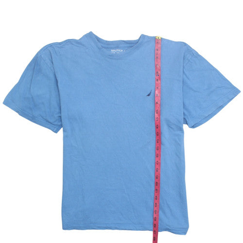 Nautica Men's Blue XL Crew Neck Cotton Short Sleeve T-Shirt