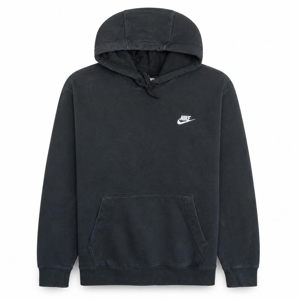 Nike Men's Black Pullover Hoodie L Fleece Regular Fit Sportswear