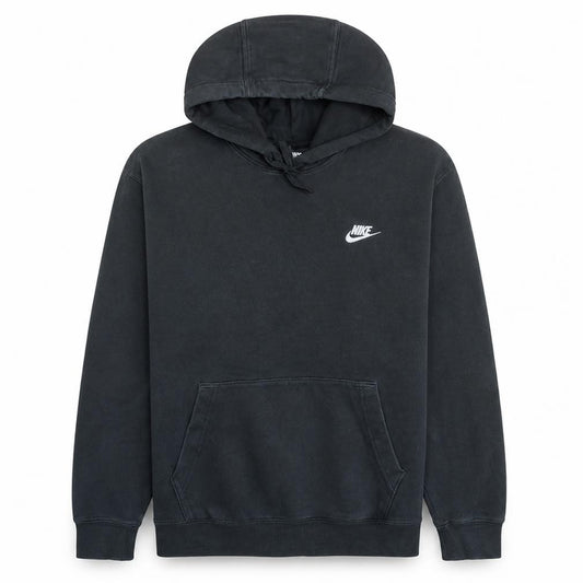 Nike Men's Black Pullover Hoodie L Fleece Regular Fit Sportswear