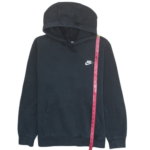 Nike Men's Black Pullover Hoodie L Fleece Regular Fit Sportswear