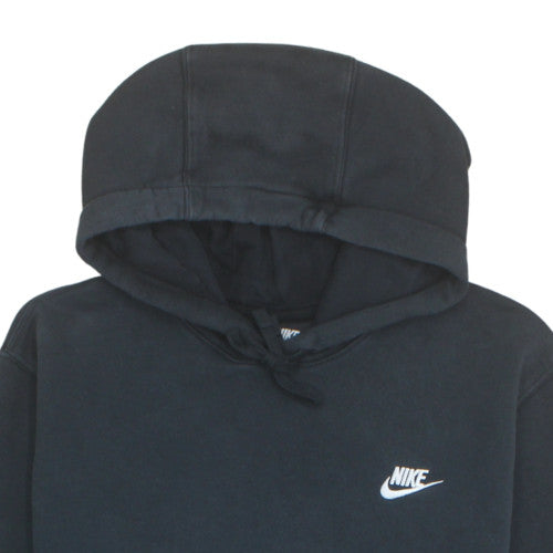 Nike Men's Black Pullover Hoodie L Fleece Regular Fit Sportswear