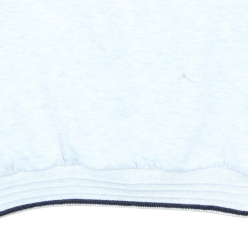 Puma King Women's Grey Pullover Sweatshirt M Embroidered Logo
