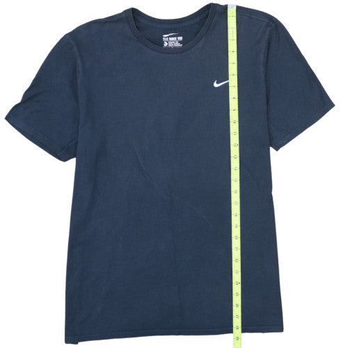 Nike Men's Blue Short Sleeve Crew Neck Cotton T-Shirt Size M