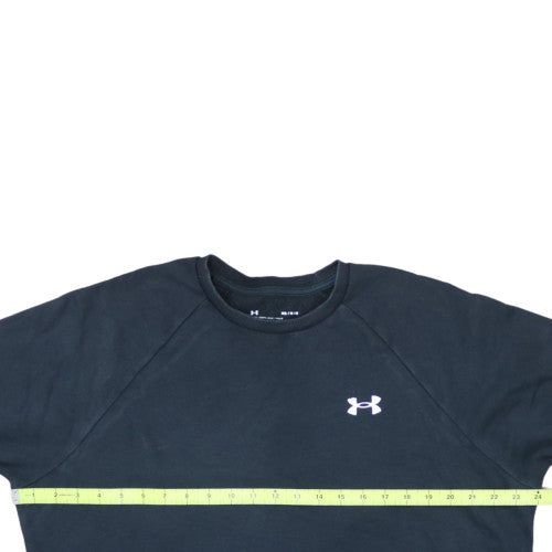 Under Armour Men's Black Medium Crew Neck Pullover Sweatshirt