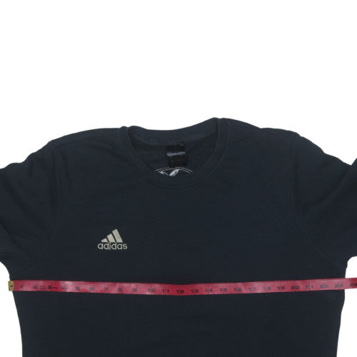 Adidas Men's Black Crew Neck Pullover Sweatshirt Size L