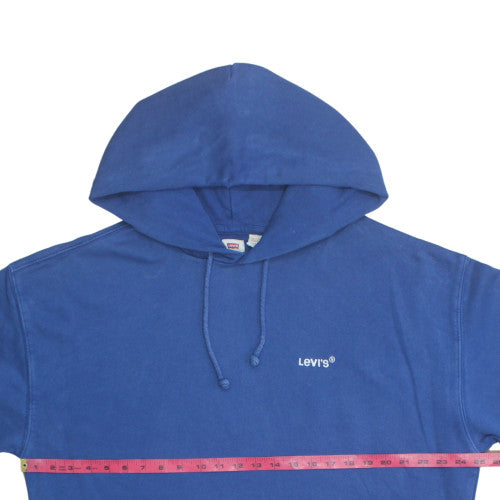 Levi's Men's Blue Pullover Hoodie L Relaxed Fit