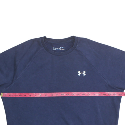 Under Armour Men's Blue Medium Crew Neck Pullover Sweatshirt
